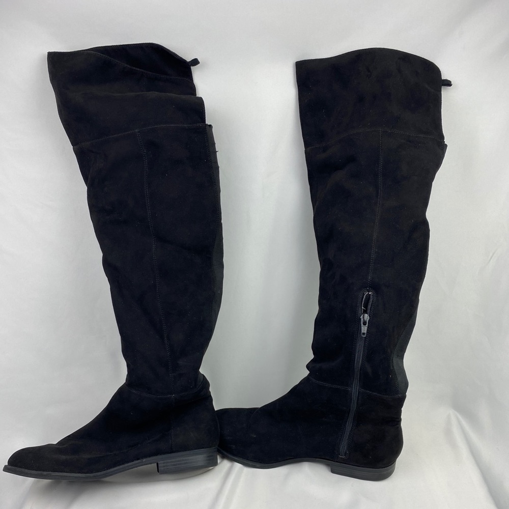 Black velvet Boots